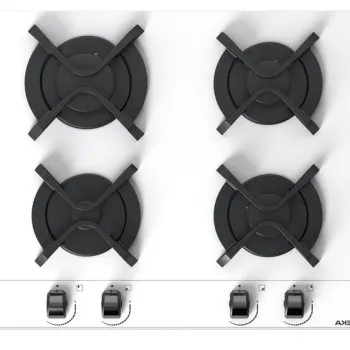 Plita gaz incorporabila Teka GBC 64000 cu 4 arzatoare 60cm gratare fonta Cristal alb imagine