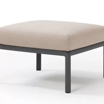 Pouf exterior Nardi Komodo 5 72x72cm cadru antracit perna canvas Sunbrella imagine