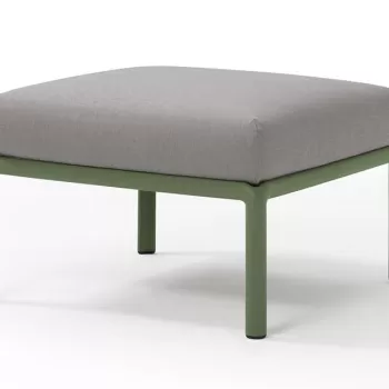 Pouf exterior Nardi Komodo 5 72x72cm cadru verde perna gri komodo imagine
