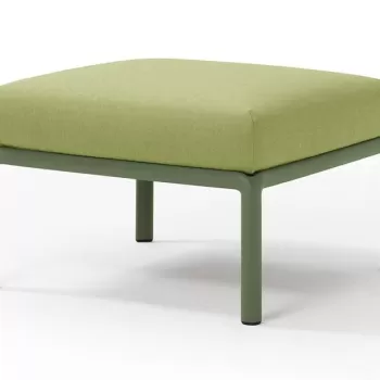 Pouf exterior Nardi Komodo 5 72x72cm cadru verde perna verde avocado Sunbrella imagine