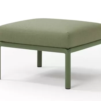 Pouf exterior Nardi Komodo 5 72x72cm cadru verde perna verde giungla Sunbrella imagine