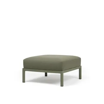 Pouf exterior Nardi Maximo 82.5x82.5cm cadru verde Cactus perna verde Timo Sunbrella imagine