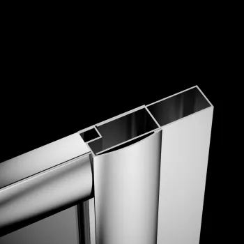 Profil extensie Radaway Premium Plus 4cm pentru montaj pe partea cu usa imagine