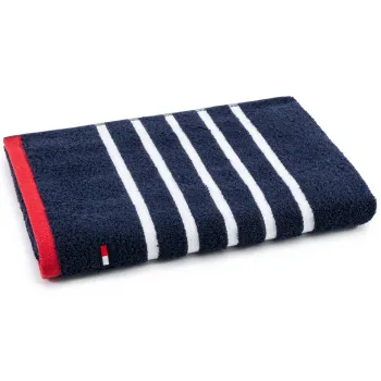 Prosop baie Tommy Hilfiger Code 50x100cm Navy imagine