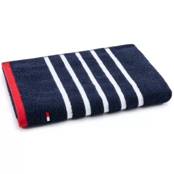 Prosop baie Tommy Hilfiger Code 50x100cm Navy imagine