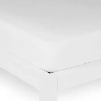 Protectie saltea Descamps Molleton Classique 180x200cm alb imagine