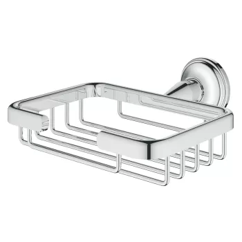 Savoniera gratar Grohe Essentials Authentic de perete crom imagine