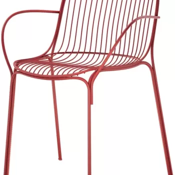 Scaun cu brate exterior Kartell Hiray design Ludovica & Roberto Palomba ruginiu imagine
