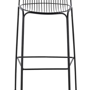 Scaun exterior Kartell Hiray design Ludovica & Roberto Palomba h 96cm negru imagine