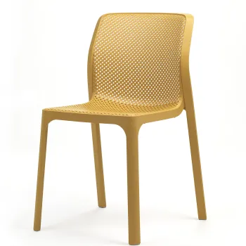 Scaun exterior Nardi Bit mustar imagine