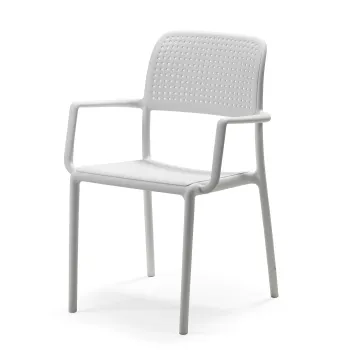 Scaun exterior Nardi Bora alb imagine