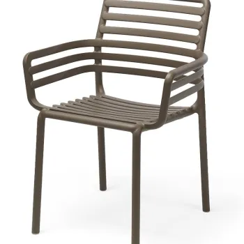Scaun exterior Nardi Doga Armchair maro tabacco imagine
