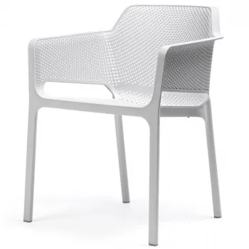 Scaun exterior Nardi Net alb imagine