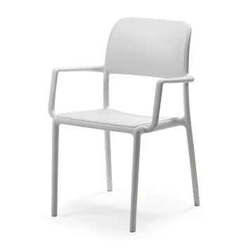 Scaun exterior Nardi Riva alb imagine