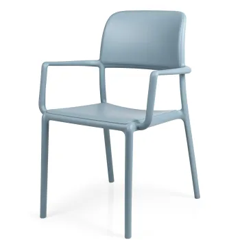 Scaun exterior Nardi Riva celeste imagine