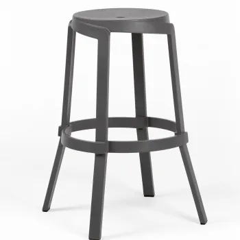 Scaun exterior Nardi Stack Maxi 48cm  h 76.5cm  basalto imagine