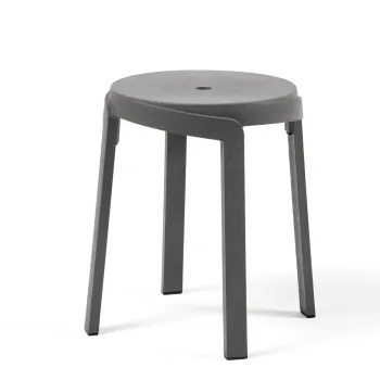 Scaun exterior Nardi Stack Mini 48cm  h 46.5cm  basalto imagine
