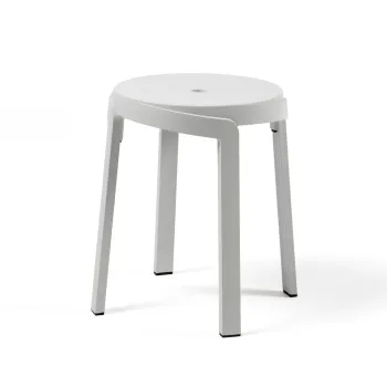 Scaun exterior Nardi Stack Mini 48cm  h 46.5cm  gesso imagine