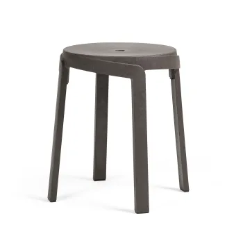 Scaun exterior Nardi Stack Mini 48cm  h 46.5cm  maro terra imagine
