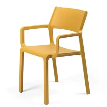 Scaun exterior Nardi Trill Armchair cu brate  galben imagine