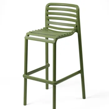 Scaun inalt exterior Nardi Doga Stool  h75cm  agave imagine