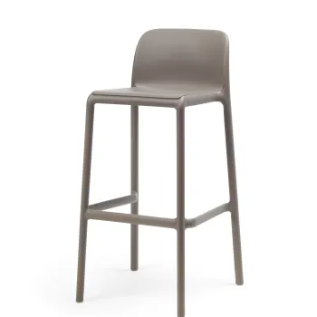 Scaun inalt exterior Nardi Faro Stool  h76cm  tortora imagine