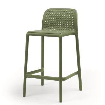 Scaun inalt exterior Nardi Lido Mini Stool  h65cm  verde agave imagine