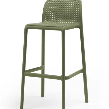 Scaun inalt exterior Nardi Lido Stool  h76cm  agave imagine