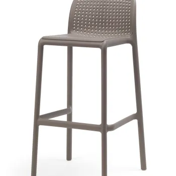 Scaun inalt exterior Nardi Lido Stool  h76cm  tortora imagine