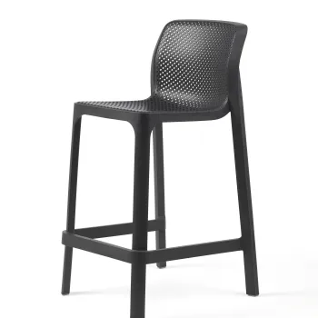 Scaun inalt exterior Nardi Net Mini Stool  h65cm  antracit imagine