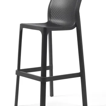 Scaun inalt exterior Nardi Net Stool  h76cm  antracit imagine