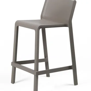 Scaun inalt exterior Nardi Trill Mini Stool  h65cm  tortora imagine