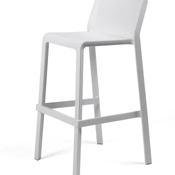 Scaun inalt exterior Nardi Trill Stool  h76cm  alb imagine