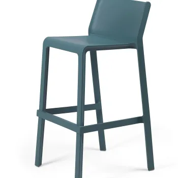 Scaun inalt exterior Nardi Trill Stool  h76cm  albastru ottanio imagine