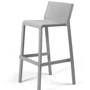 Scaun inalt exterior Nardi Trill Stool  h76cm  gri imagine