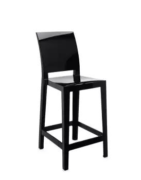 Scaun inalt Kartell One More Please design Philippe Starck 65cm negru imagine