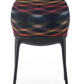 Scaun Kartell Eleganza Ela Missoni design Philippe Starck Black imagine