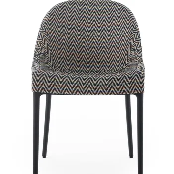Scaun Kartell Eleganza Ela Missoni design Philippe Starck ZigZag imagine