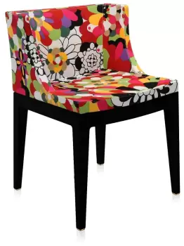 Scaun Kartell Mademoiselle design Philippe Starck tapiterie Missoni Vevey rosu imagine