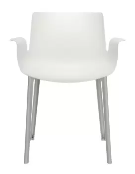 Scaun Kartell Piuma design Piero Lissoni alb imagine