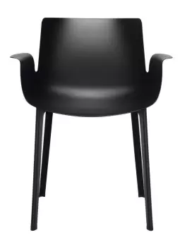 Scaun Kartell Piuma design Piero Lissoni negru imagine