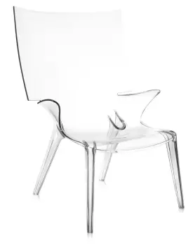 Scaun Kartell Uncle Jim design Philippe Starck transparent imagine