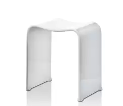 Scaun pentru dus Decor Walter DW 80 alb imagine