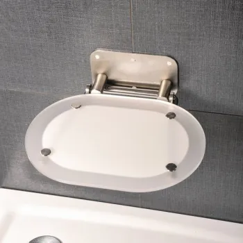 Scaun pliabil pentru dus Ravak Ovo Chrome  max 150kg  crom imagine