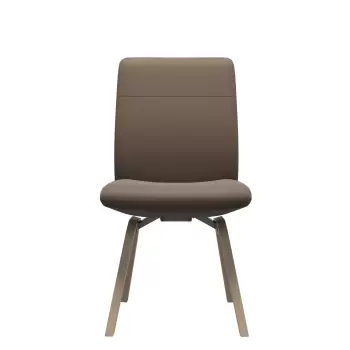 Scaun Stressless Chilli v2 Low D200 L cadru natural tapiterie piele Batick Mole imagine