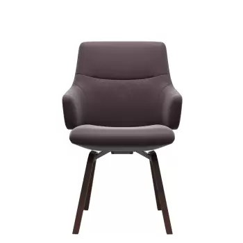 Scaun Stressless Mint v2 Low D200 L cadru walnut tapiterie piele Paloma Bordeaux imagine