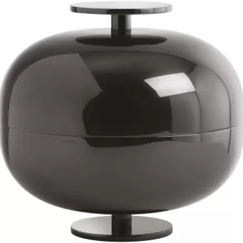 Set 2 boluri decorative Sambonet Centerpiece design Gio Ponti d 24cm negru imagine