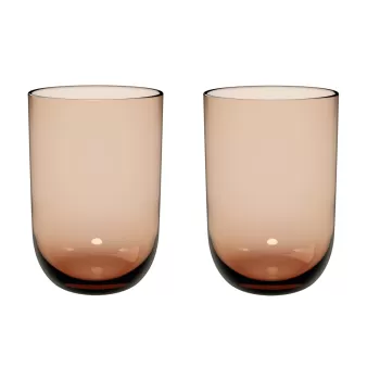 Set 2 pahare like. by Villeroy & Boch Like Clay Longdrink 385ml imagine