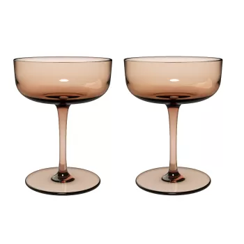Set 2 pahare sampanie like. by Villeroy & Boch Like Clay Coupe 100ml imagine