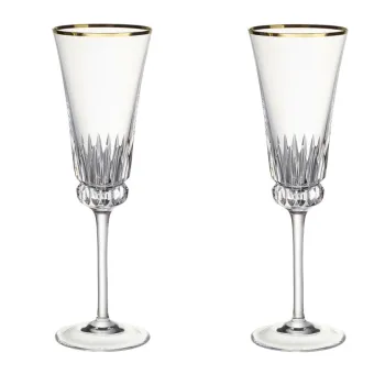 Set 2 pahare sampanie Villeroy & Boch Grand Royal Gold Flute imagine